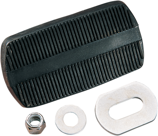 DRAG SPECIALTIES Brake Pedal Pad - Black - FL 17-0413-SC2