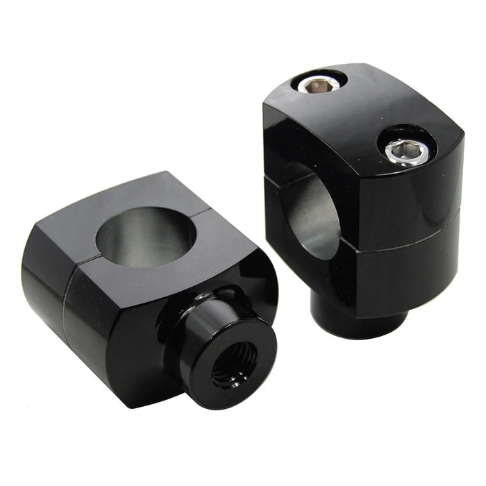 1" Shorty Risers - Black