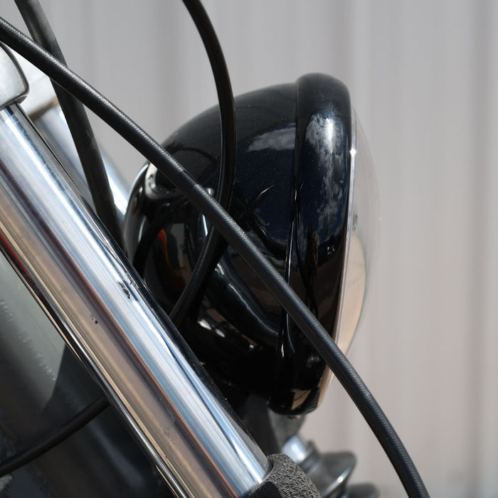 headlight on motorcycle side view