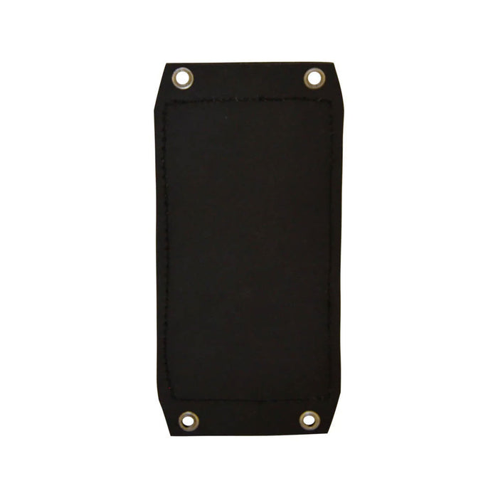 Bates Style Pillion Pad - Black Leather - Diamond