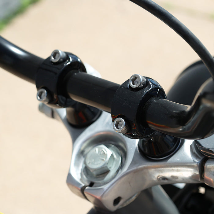 silm line risers on bike