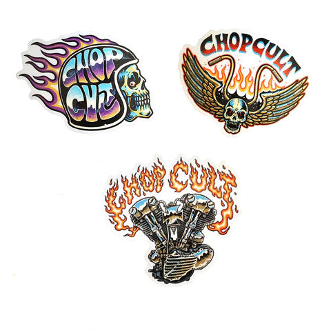 chopcult sticker 3 pack