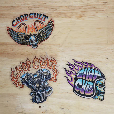 chopcult sticker 3 pack