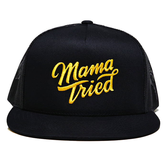 Mama Tried O.G. Logo 5 panel Hat - Black