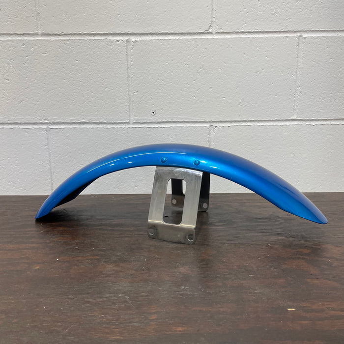 USED - 41MM Wide Glide Front Fender- Blue