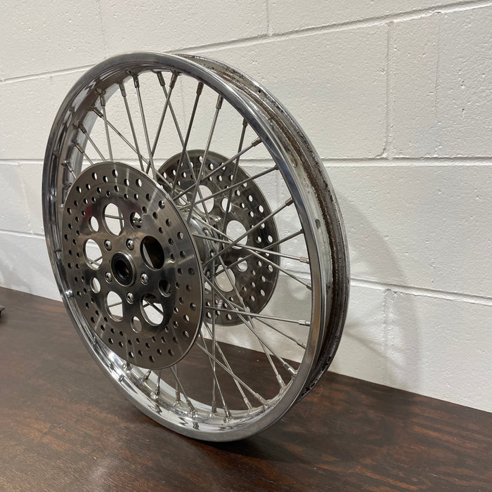 USED - 21" Dual Disk Wide Glide Front Wheel With Rotors