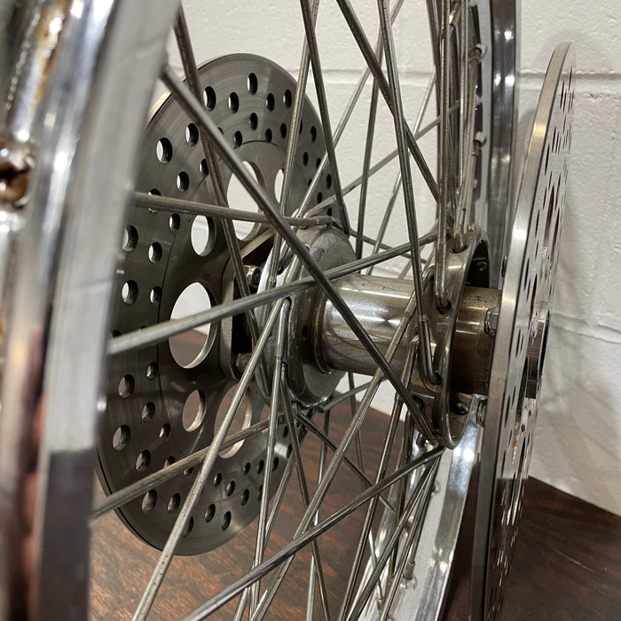 USED - 21" Dual Disk Wide Glide Front Wheel With Rotors