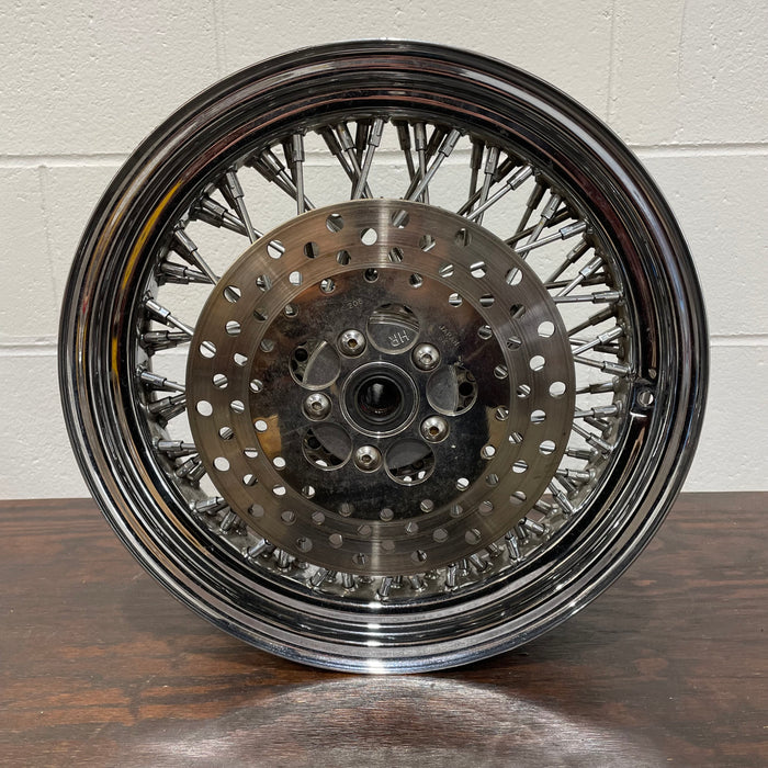 USED - 16" X 3" Rear Wheel 3/4" Axle With Sprocket & Rotor