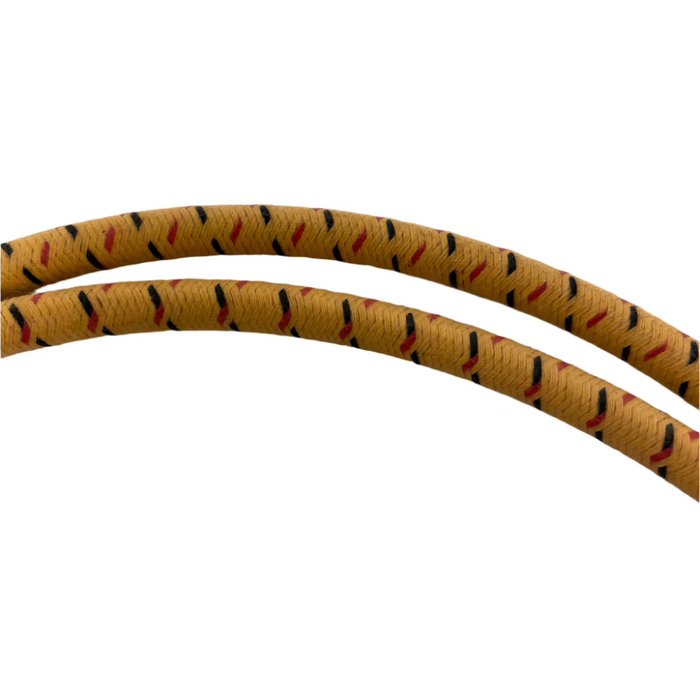 7mm Braided Cloth  Spark Plug Wire Kit - Gold / Black-Red