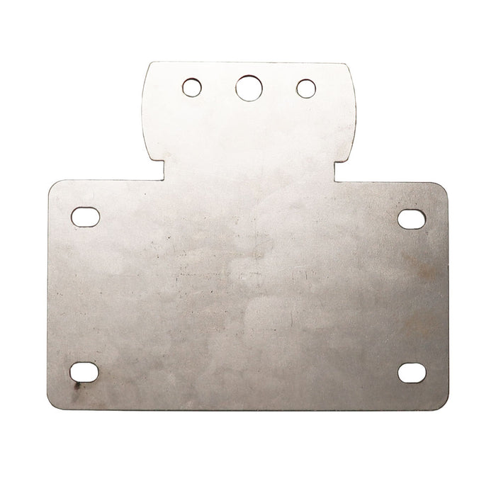 Box Chopper Tail Light Weld-On License Plate Bracket - Horizontal