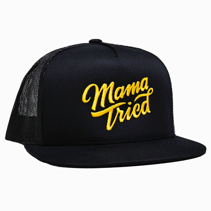 Mama Tried O.G. Logo 5 panel Hat - Black