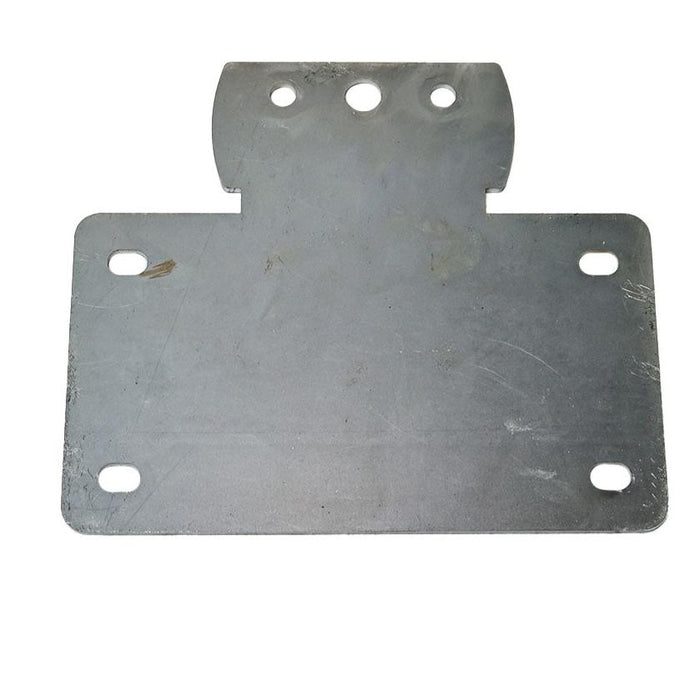 Box Chopper Tail Light Weld-On License Plate Bracket - Horizontal