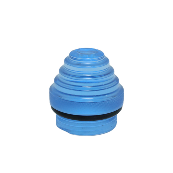 Oil Tank Fill Cap - Blue Stepped Top Cap