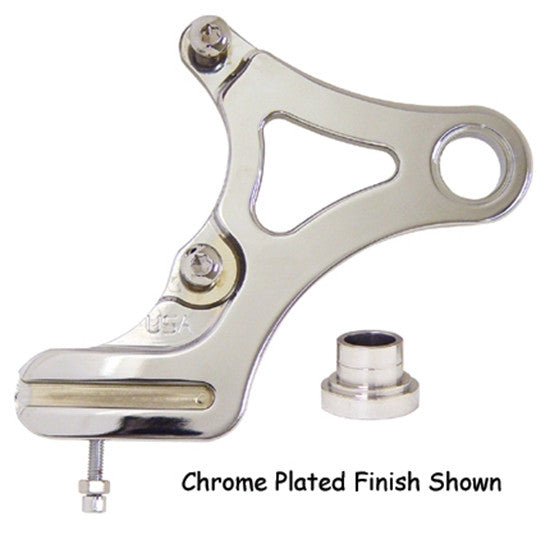 SCRATCH & DENT - Mid USA Left Rear Caliper Bracket - Chrome