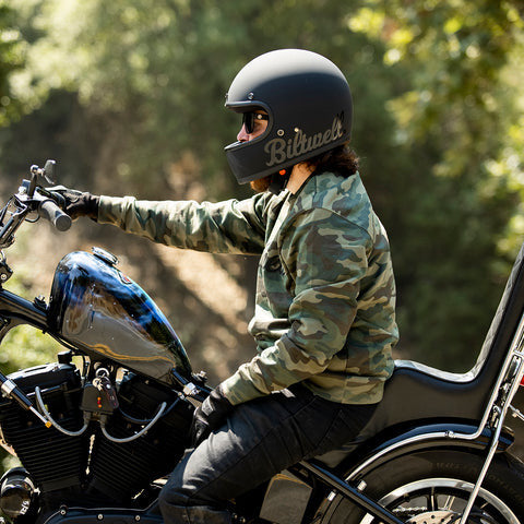 Biltwell - Gringo Helmet - Flat Black Factory