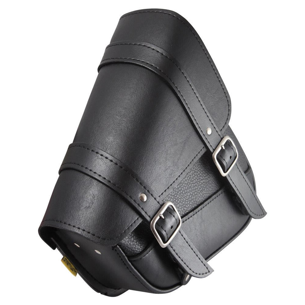 Willie & Max - Black Triangular Hard Tail Saddle Bag — Throttle Addiction